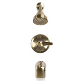 MSI 1-Handle 1-Spray Tub and Shower Faucet with Pressure Balance Valve - 608 Gold Faucets