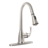 MSI 1 Handle Pull-Down Sprayer Kitchen Faucet - 803 Brushed Nickel Faucets