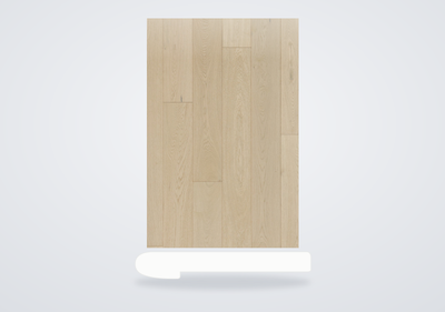 Mohawk Harbor Estates Engineered Hardwood Sailcloth Oak Flush Stair Nose