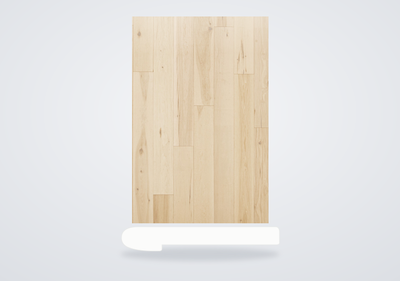 Mohawk Cascade Hills Engineered Hardwood Raw Natural Hickory Flush Stair Nose