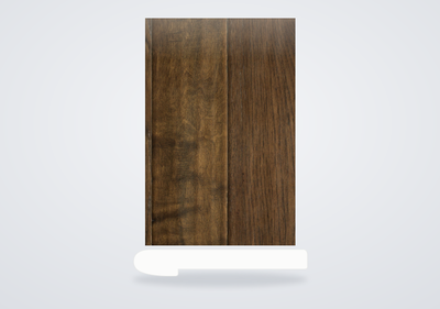 Mohawk Weathered Portrait Engineered Hardwood Sepia Hickory Flush Stair Nose