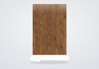 Mohawk Magnolia Path Engineered Hardwood Tudor Brown Oak Flush Stair Nose