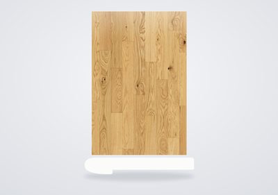 Mohawk Industrial Design Engineered Hardwood Natural Oak Flush Stair Nose