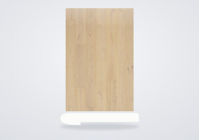 Mohawk Madera Trace Engineered Hardwood Natural Stone Oak Flush Stair Nose