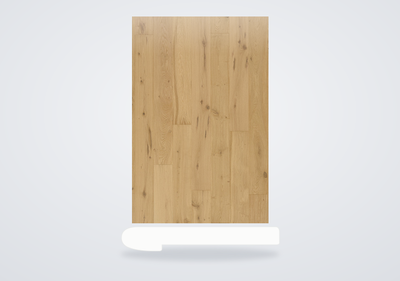 Mohawk Madera Trace Engineered Hardwood Papyrus Oak Flush Stair Nose