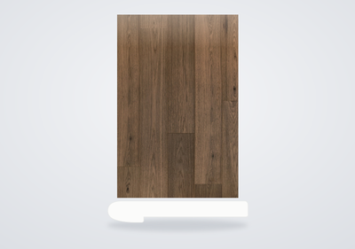 Mohawk Landry Valley Rue Brown Hickory Flush Stair Nose