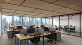 MSI Almond 24x48 Acoustic Wood Slat Panel