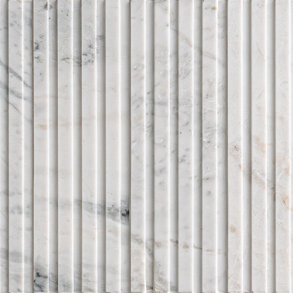 MSI Arabescato Venato Tile 4x12 Slat Honed