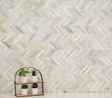 MSI Athena Gold Chevron Pattern Honed