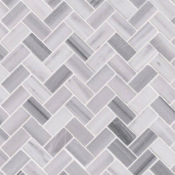 MSI Bergamo Herringbone Polished Mosaic Tile
