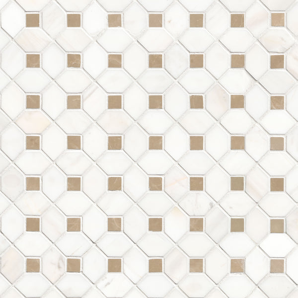 MSI Bianco Dolomite Crema Dotty Pattern