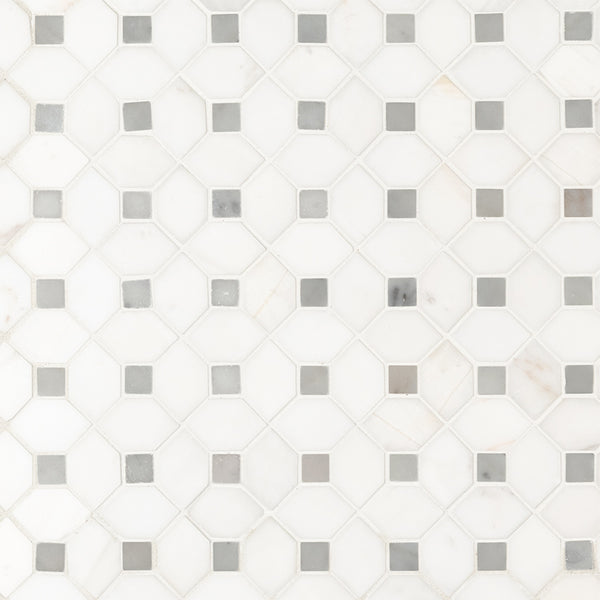 MSI Bianco Dolomite Dotty Pattern Mosaic