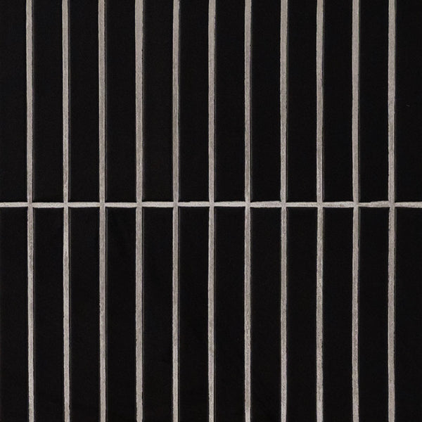 MSI Domino Black Matte 1x6 Stack Pattern