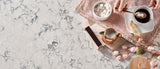 MSI Blanca Arabescato - Quartz Island Countertop