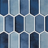 MSI Boathouse Blue Picket Glass Tile