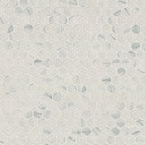 MSI Domino Carrara Matte Penny Round Mosaic