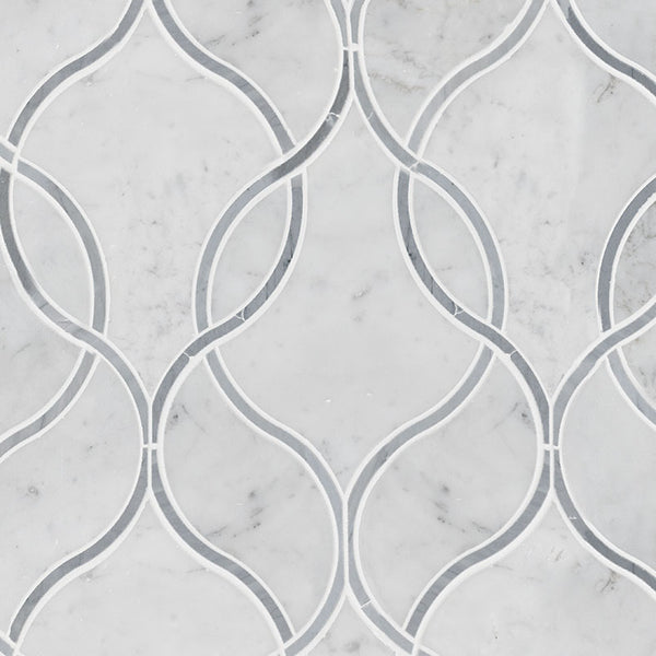 MSI Carrara White Ellipsis Tile