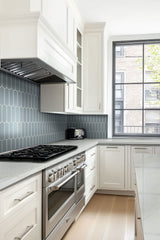 MSI Cielo Azul Scallop Glossy Mosaic Tile