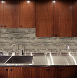 MSI Driftwood Interlocking Glass Tile