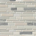 MSI Stone Blend Everest Interlocking Porcelain Tile, detail