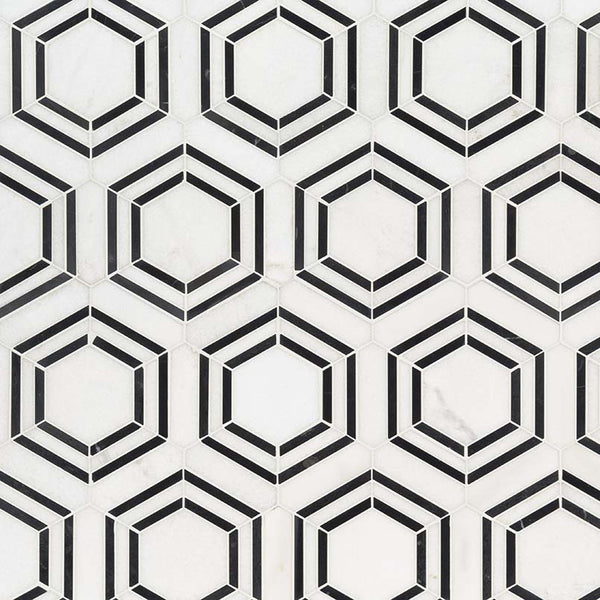 MSI Georama Nero Geometric Tile