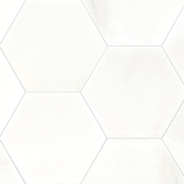 MSI Greecian White 8" Hexagon Polished