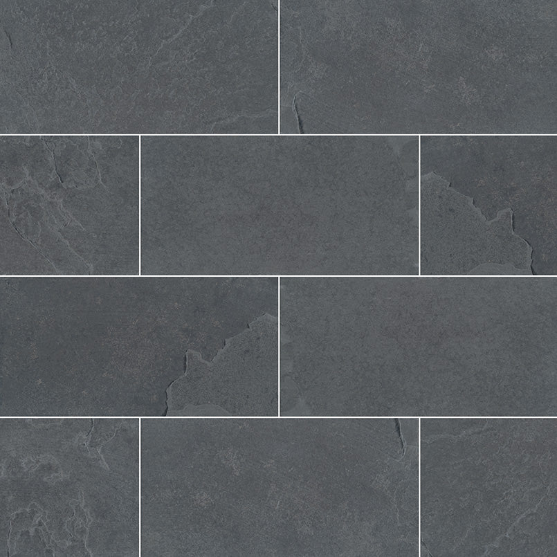 MSI Montauk Black Subway Tile 3x6