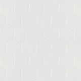 MSI Domino White Matte 2" Hexagon Mosaic Tile
