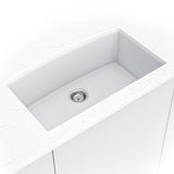 MSI White Quartz Single Bowl 3219 Sinks