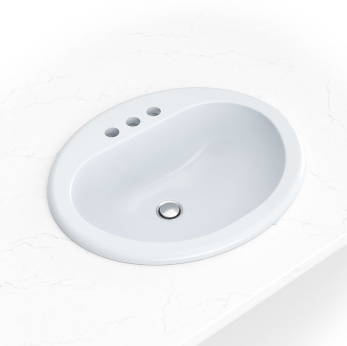 MSI Overmount White Oval 2118 Sinks