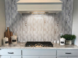 MSI White Glimmer - Granite Island Countertop
