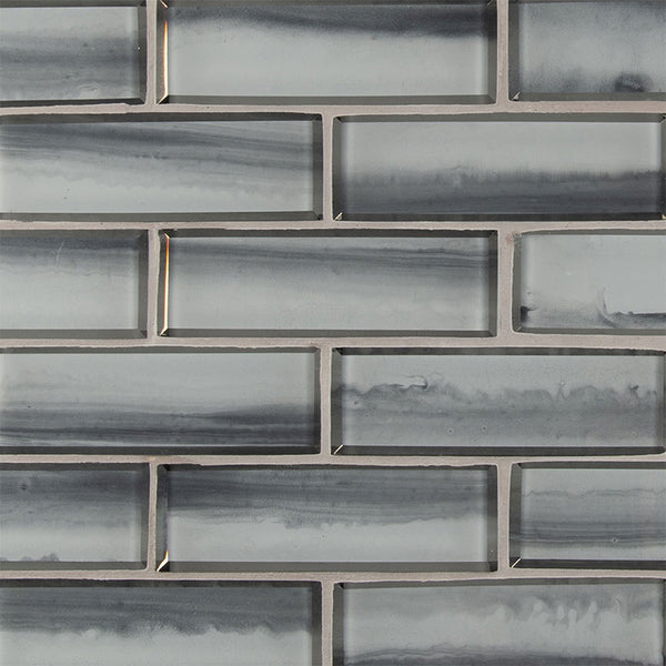 MSI Ombre Grigia Glass Tile