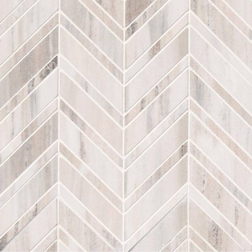MSI Palisandro Chevron Polished Natural Stone Mosaic