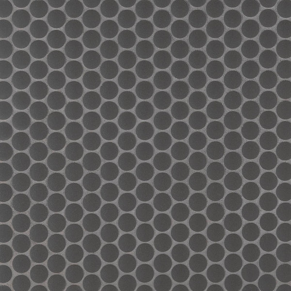 MSI Domino Penny Round Nero Matte Tile