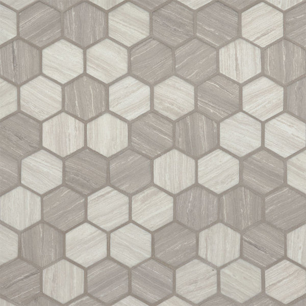 MSI Silva Oak 2" Hexagon Mosaic Tile