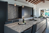 MSI Silver Cloud - Granite Island Countertop