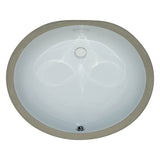 MSI White Oval 1714 Sinks