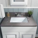 MSI White Rectangle 1813 Sinks