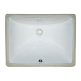 MSI White Rectangle 1813 Sinks