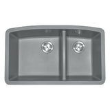 MSI Grey Quartz Double Bowl 60/40-3219 Sinks