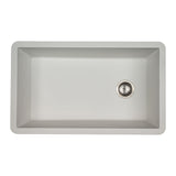 MSI White Quartz Single Bowl 3119 Sinks