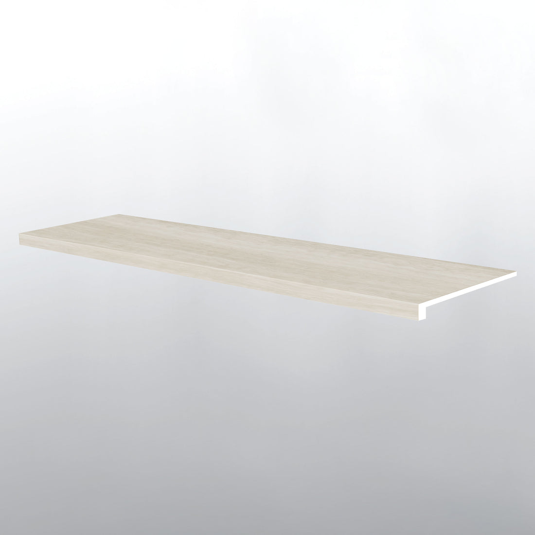 MSI Trecento White Ocean Stair Tread Eased Edge