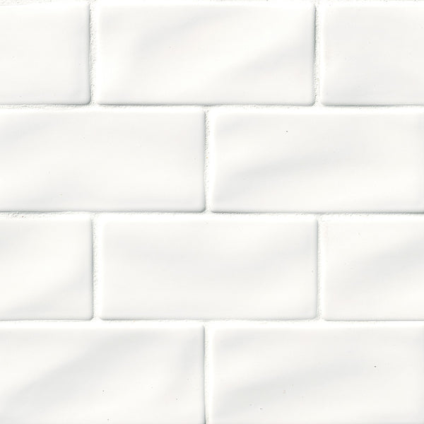 MSI Highland Park Whisper White Subway Tile 3x6