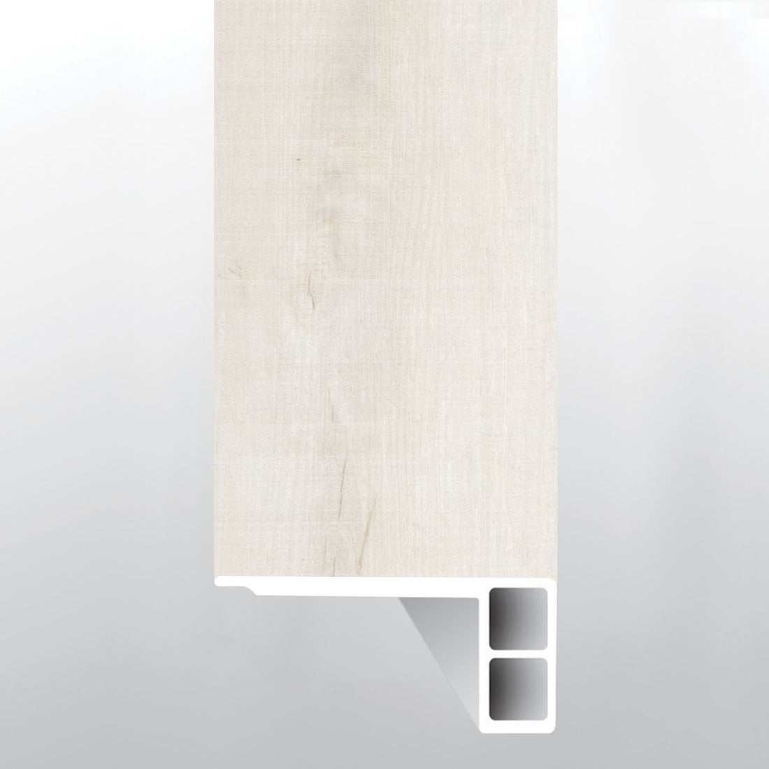MSI Andover Whitby White Flush Stair Nose Eased Edge