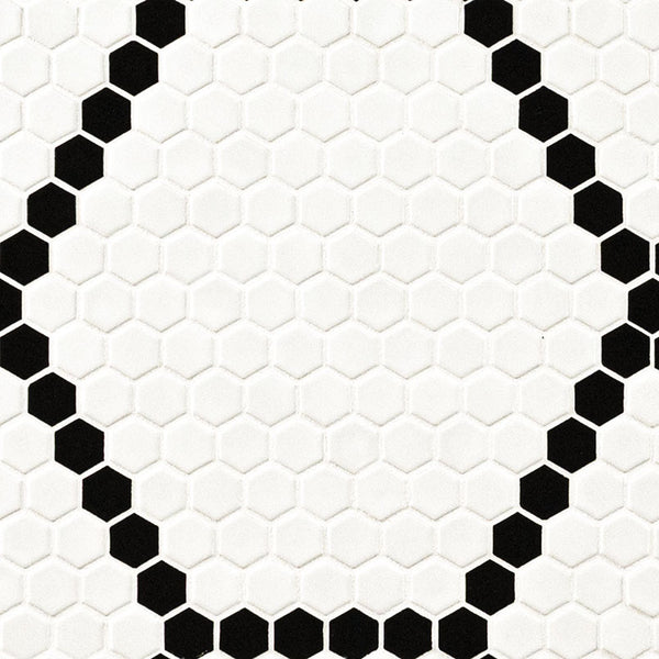 MSI Domino White and Black Hive Pattern Matte