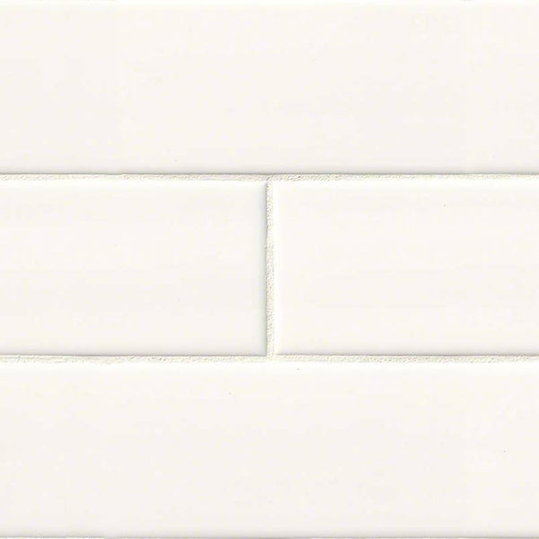 MSI Domino White Subway Tile 4x16