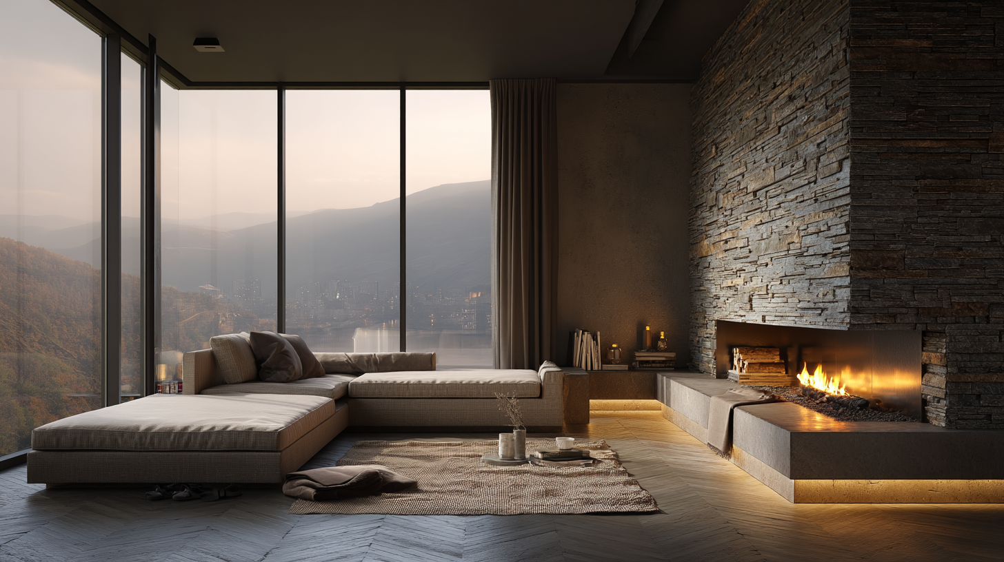 Fireplace Surrounds Reimagined: Stacked Stone, Slab, and the Quiet Room