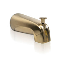 MSI 1-Handle 1-Spray Tub and Shower Faucet with Pressure Balance Valve — surface detail in gold tonality