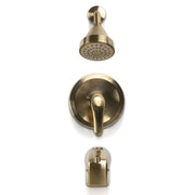 1-Handle 1-Spray Tub and Shower Faucet with Pressure Balance Valve – Gold