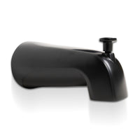 MSI 1-Handle 1-Spray Tub and Shower Faucet with Pressure Balance Valve — surface detail in black tonality